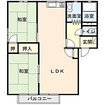 サンヒルズ B201 ｜ 佐賀県唐津市和多田用尺14-41（賃貸アパート2LDK・2階・54.00㎡） その2