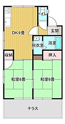 間取図画像 2DK