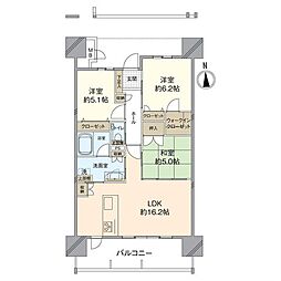 間取図画像 3LDK