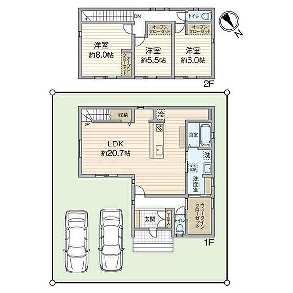 間取りを拡大表示