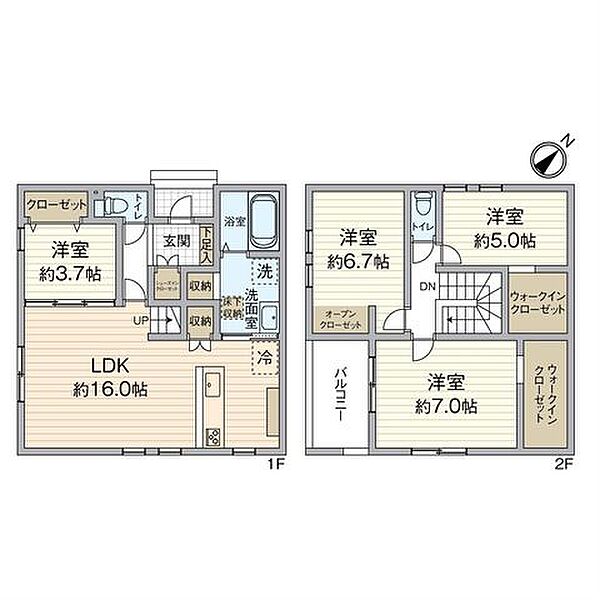 間取りを拡大表示