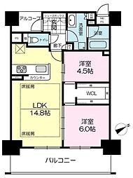 間取図画像 2SLDK