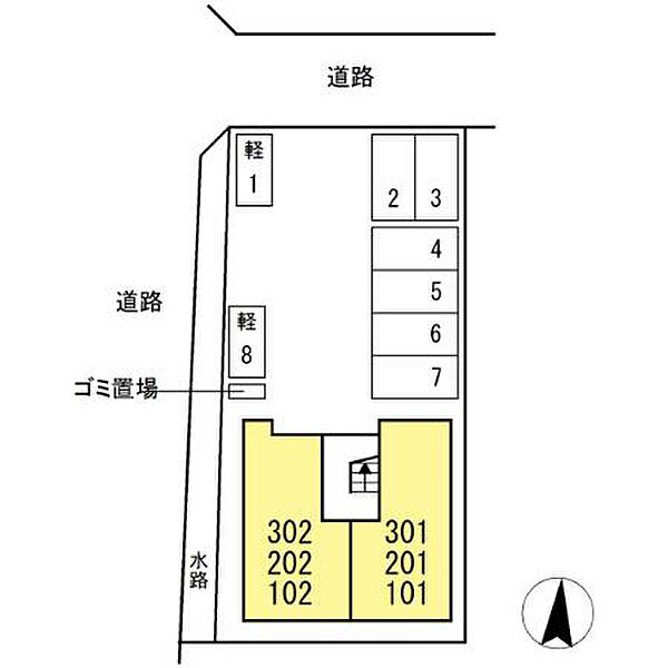 モンペリエ ｜広島県福山市南蔵王町4丁目(賃貸アパート1LDK・3階・44.70㎡)の写真 その2