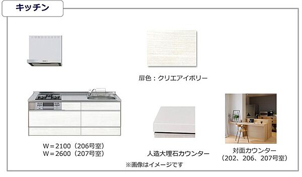 敬正会御門ホームズ ｜広島県福山市御門町1丁目(賃貸アパート3LDK・2階・69.61㎡)の写真 その5