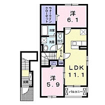 広島県福山市千田町3丁目65番8-2号（賃貸アパート2LDK・2階・58.60㎡） その2