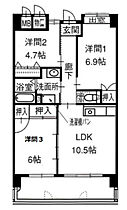 メゾン八杉  ｜ 広島県福山市寺町（賃貸マンション3LDK・2階・65.00㎡） その2