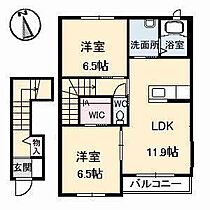 グランドメゾン三成　Ａ棟  ｜ 広島県尾道市美ノ郷町三成（賃貸アパート2LDK・2階・62.60㎡） その2