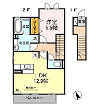 サンローズコートIII  ｜ 広島県尾道市山波町（賃貸アパート1LDK・2階・50.08㎡） その2