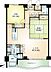 間取り：戸別温泉付き住戸　2LDK85.40m2