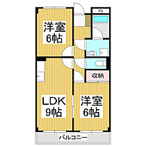 Limpiaベルフラワー藤森  ｜ 長野県塩尻市大字広丘高出（賃貸マンション2LDK・1階・48.60㎡） その2