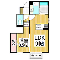 アステール  ｜ 長野県松本市村井町北2丁目（賃貸アパート1LDK・1階・33.24㎡） その2