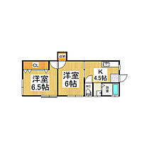 野沢コーポ 202 ｜ 長野県塩尻市大字堀ノ内（賃貸アパート2K・2階・37.15㎡） その2