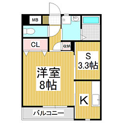 間取図画像 1SK