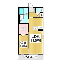 物件の間取り