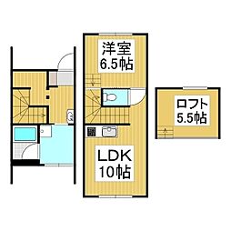 MURAIテラス 1LDKの間取図画像