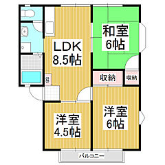 物件の間取り