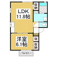 物件の間取り
