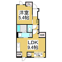 物件の間取り
