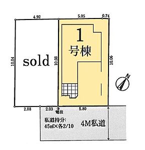 間取り：区画図