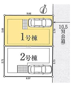 間取り：区画図