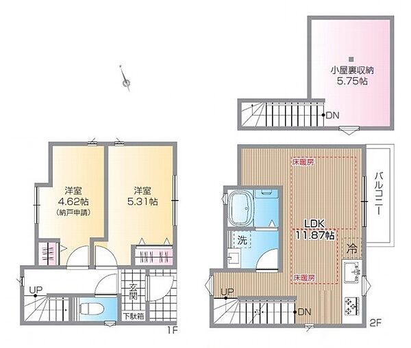 間取りを拡大表示