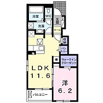 セレノパラッツオ　I 103 ｜ 千葉県野田市みずき4丁目12-4（賃貸アパート1LDK・1階・44.49㎡） その2