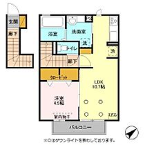 千葉県流山市市野谷213-5（賃貸アパート1LDK・2階・44.67㎡） その2