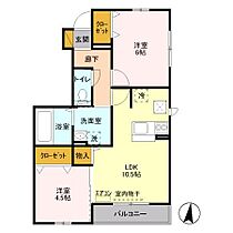 千葉県流山市西初石1丁目778-2（賃貸アパート2LDK・1階・52.45㎡） その2