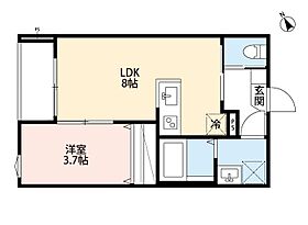 ＥＬＭ　ＶＩＳＴＡ　Ｂ 202 ｜ 千葉県松戸市北松戸1丁目6-10（賃貸アパート1LDK・2階・28.65㎡） その2