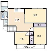 パシフィックレジデンス 104 ｜ 千葉県松戸市八ケ崎7丁目2-2（賃貸マンション3DK・1階・52.44㎡） その2