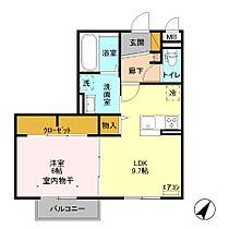 千葉県流山市おおたかの森北1丁目26（賃貸アパート1LDK・3階・43.23㎡） その2