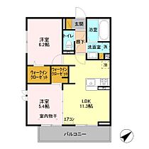 千葉県流山市おおたかの森南2丁目2-7（賃貸アパート2LDK・3階・52.93㎡） その2