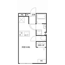 MQuarto梅郷II 105 ｜ 千葉県野田市山崎1715番地1(付近)（賃貸アパート1R・1階・25.06㎡） その2