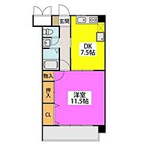 リバーサイド東櫛原 303 ｜ 福岡県久留米市東櫛原町478（賃貸マンション1DK・3階・44.79㎡） その2