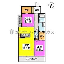 S-room曰佐 2階部分 ｜ 福岡県福岡市南区曰佐５丁目14-3（賃貸アパート2LDK・2階・62.28㎡） その2