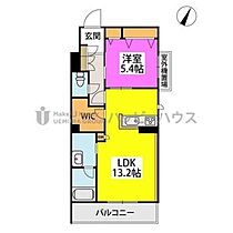 S-room曰佐 3階部分 ｜ 福岡県福岡市南区曰佐５丁目14-3（賃貸アパート1LDK・3階・50.22㎡） その2