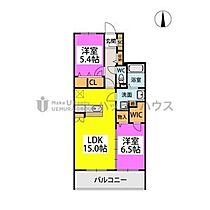 (仮称)プレアev塔原東3丁目 403 ｜ 福岡県筑紫野市塔原東３丁目497-1（賃貸マンション2LDK・4階・66.47㎡） その2