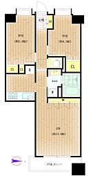 フェイムフロンテージ高田馬場 2LDKの間取図画像