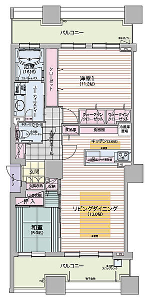 間取りを拡大表示