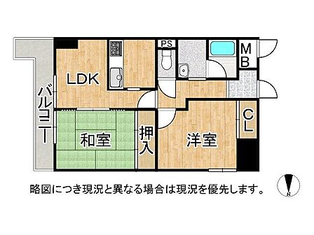 各居室収納付きの2ＬＤＫ！