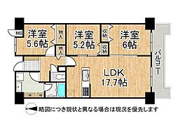 間取図画像 3LDK