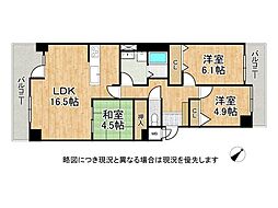 シーアイマンション須磨エクシード 3LDKの間取図画像