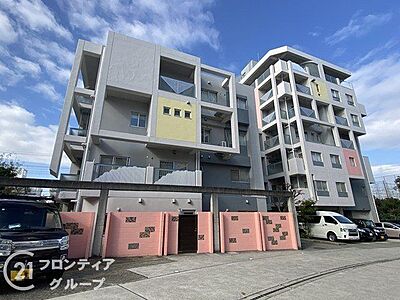 外観：RC造、7階建ての7階部分です。最上階につき眺望良好なお部屋で新生活をスタート！