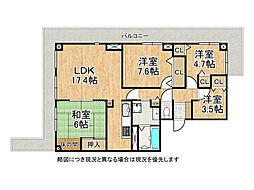 エリオ西神南2号棟 4LDKの間取図画像