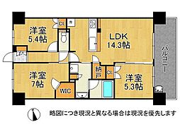 プレミスト神戸学園東町 3LDKの間取図画像