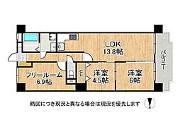 ラブリー明石大久保 3LDKの間取図画像