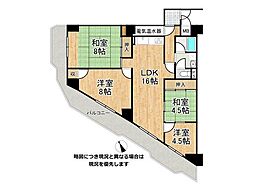 明石アーバンライフ 4LDKの間取図画像