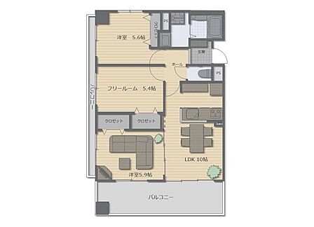 14階建て7階北西角部屋につき採光・通風・眺望良好です!