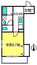 メゾン赤堀  ｜ 埼玉県さいたま市中央区鈴谷5丁目10-5（賃貸マンション1K・4階・27.45㎡） その2