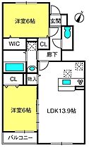 ロビン本郷  ｜ 埼玉県さいたま市北区本郷町141-1（賃貸アパート2LDK・1階・60.46㎡） その2